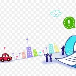 卡通网恋 透明背景PNG