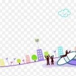 卡通网恋 透明背景PNG