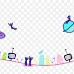 卡通网恋 PNG素材下载