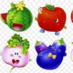 卡通水果卡通蔬菜 高清PNG