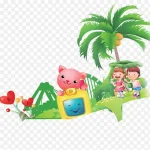 卡通游乐园 PNG素材下载