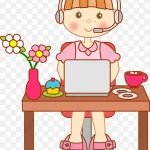 卡通播音员 高清PNG