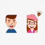 卡通头像 免费PNG素材