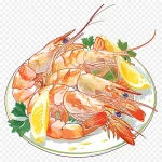 美食插画 透明背景PNG