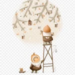 创意插画 透明背景PNG