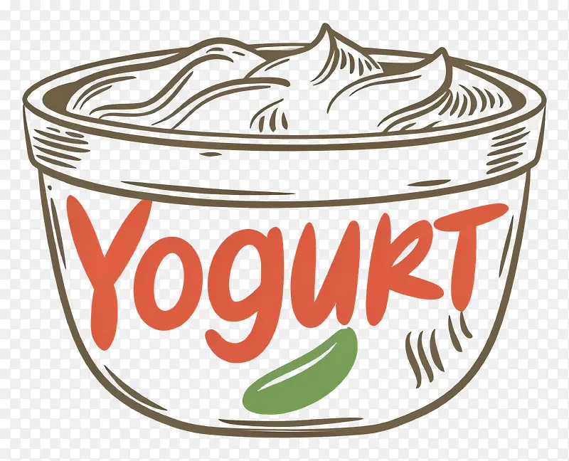酸奶插画
