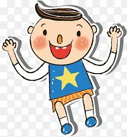卡通人 卡通男孩