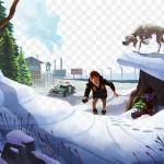 手绘插画设计 免费PNG素材