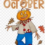 十月秋天插画 免费PNG素材