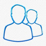 用户图标界面图标 透明背景PNG