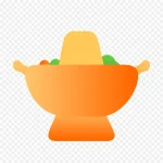 美食碗图标 高清PNG