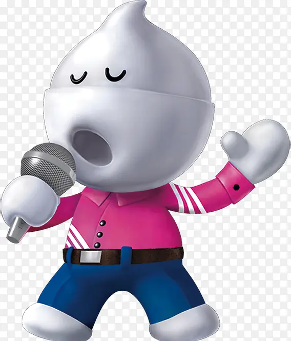 卡通人物，唱歌卡通