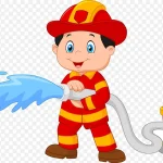 卡通消防员 高清PNG