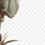 卡通石块 卡通岩石 PNG素材下载