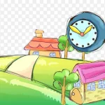 卡通草地房屋 高清PNG