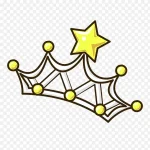 卡通漂浮皇冠 高清PNG