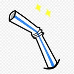 卡通漂浮吸管 透明背景PNG