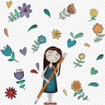 幻想创意插画 透明背景PNG