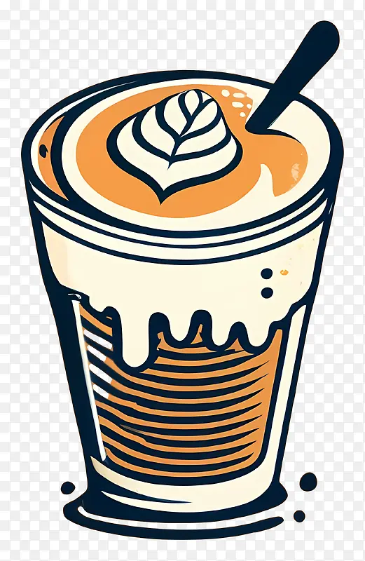 咖啡饮品插画