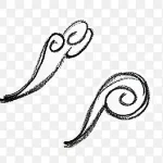 手绘铅笔手绘 透明背景PNG