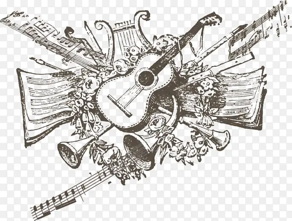 手绘乐器