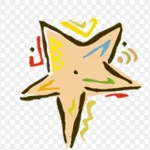 手绘五角星 星星 手绘 PNG素材下载