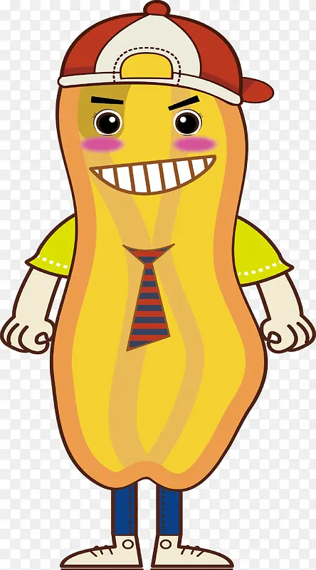 花生手绘免扣素材