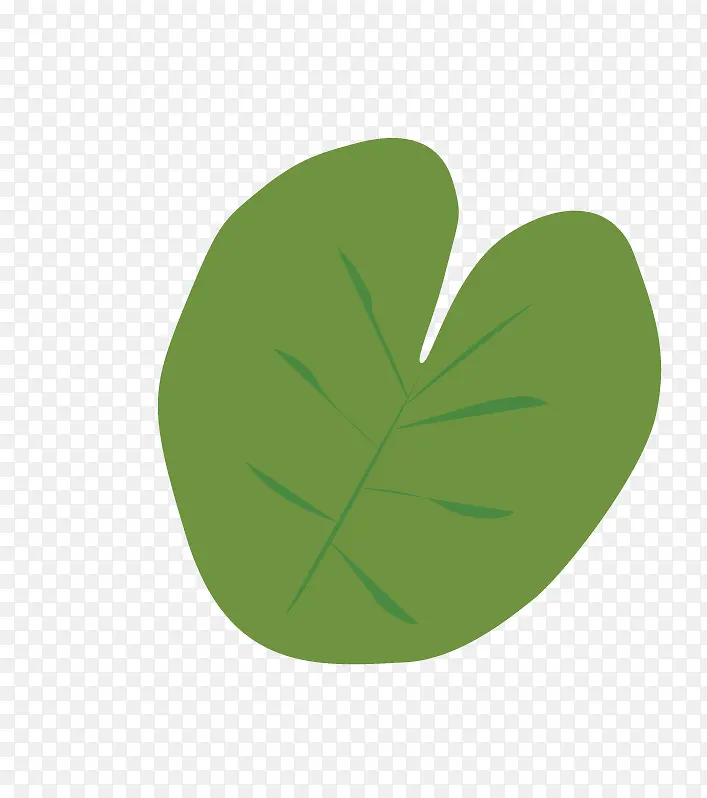 手绘树叶素材