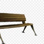 卡通手绘长椅 透明背景PNG