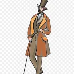 手绘绅士 高清PNG