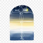 夜景门 PNG素材下载