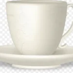 手绘杯子盘子 免费PNG素材