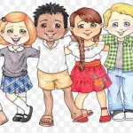 手绘卡通可爱小朋友免抠素材 高清PNG