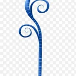 蓝色创意装饰 免费PNG素材