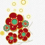 卡通新年装饰图案 PNG素材下载