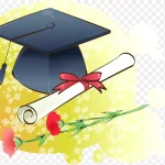 毕业装饰墙纸 PNG素材下载
