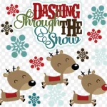 圣诞装饰小鹿 透明背景PNG