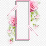 清新花卉装饰图案 高清PNG