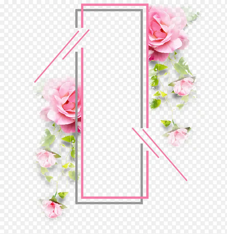 清新花卉装饰图案