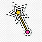 矢量魔法棒 免费PNG素材