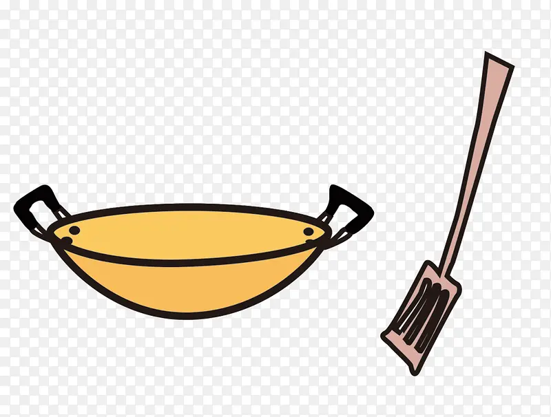 卡通锅铲