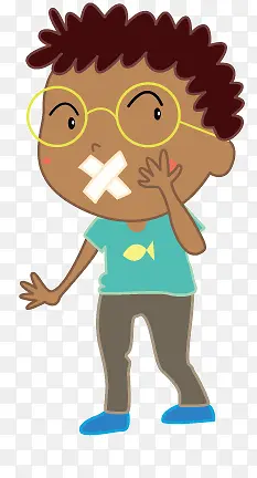 卡通孩子