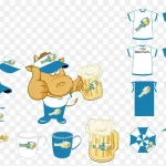 卡通套装 透明背景PNG