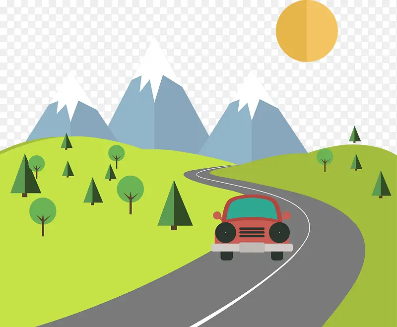 卡通风景