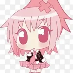 卡通女孩 透明背景PNG