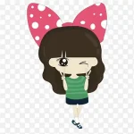 卡通女孩 高清PNG