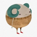 卡通拟人插画 透明背景PNG