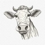 牛头插画 高清PNG