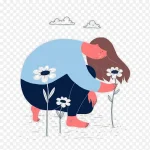 艺术插画 透明背景PNG