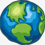 手绘地球 高清PNG